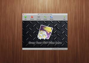 software - PDF To JPG Converter For Mac 2.0 screenshot