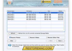 Photo Recovery Mac Free screenshot