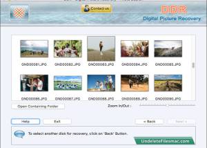 software - Picture Undelete Software Mac 9.3.1.1 screenshot