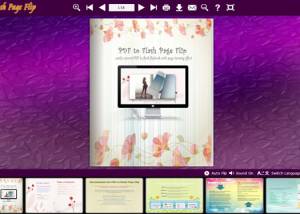 software - Purple Style for Flash eBook Template 1.0 screenshot