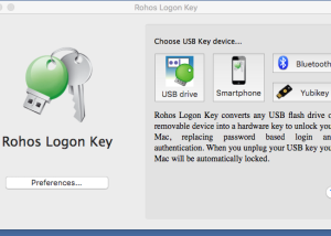 software - Rohos Logon Key for Mac 3.8 screenshot