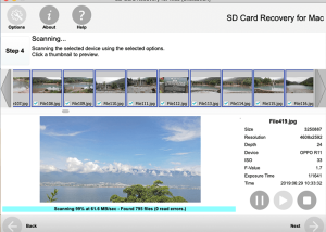 software - SD Card Recovery for Mac 5.2.3.1 screenshot