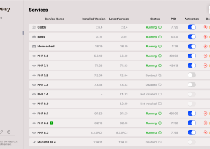 software - ServBay 1.1.1 screenshot