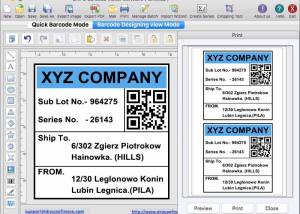 software - Standard Mac Barcode Designing Program 9.2.3.2 screenshot