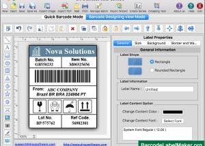 software - Standard Mac Barcode Maker 7.5 screenshot