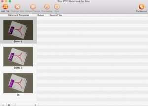 software - Star PDF Watermark Ultimate for Mac 1.3.3 screenshot