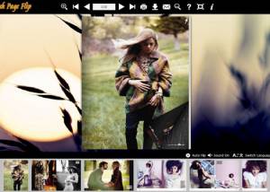 Sunset Template for Flash Flip Book screenshot