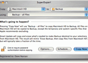 SuperDuper! for Mac screenshot