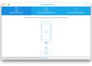 Syncios Data Recovery for Mac screenshot