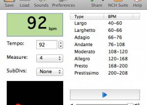 software - TempoPerfect Metronome for Mac Free 4.05 screenshot