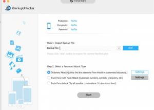 Tenorshare iPhone Backup Unlocker Mac screenshot