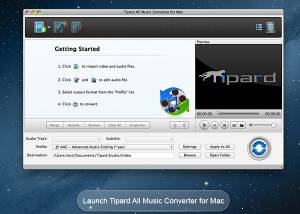 software - Tipard All Music Converter for Mac 9.1.20 screenshot