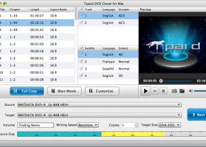 software - Tipard DVD Cloner 6 for Mac 6.3.2 screenshot