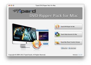 software - Tipard DVD Ripper Pack for Mac 4.2.96 screenshot