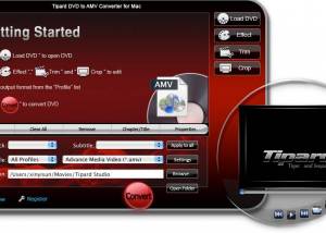 software - Tipard DVD to AMV Converter for Mac 3.6.06 screenshot