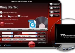 Tipard DVD to MOV Converter for Mac screenshot