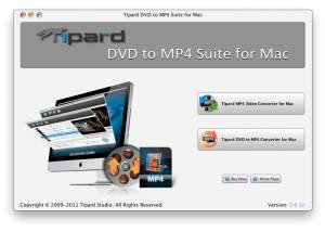 Tipard DVD to MP4 Suite for Mac screenshot