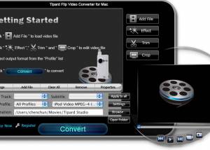 software - Tipard Flip Video Converter for Mac 3.6.06 screenshot