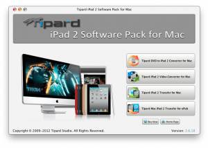 Tipard iPad 2 Software Pack for Mac screenshot