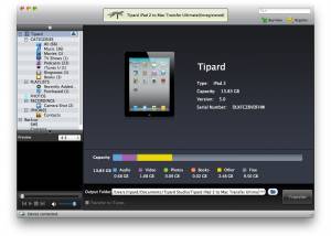 Tipard iPad 2 to Mac Transfer Ultimate screenshot