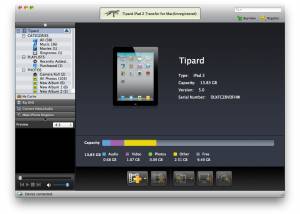 Tipard iPad 2 Transfer for Mac screenshot