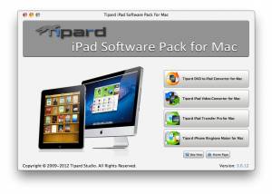 software - Tipard iPad Software Pack for Mac 4.0.20 screenshot