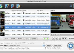 software - Tipard iPad Video Converter for Mac 5.0.6 screenshot