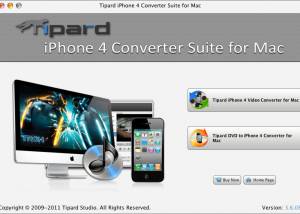 Tipard iPhone 4G Converter Suite for Mac screenshot