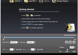 software - Tipard iPhone 4G Ringtone Maker for Mac 3.1.10 screenshot