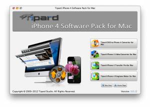 software - Tipard iPhone 4G Software Pack for Mac 3.2.18 screenshot