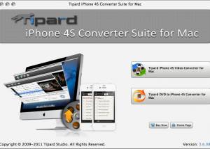 software - Tipard iPhone 4S Converter Suite for Mac 3.6.10 screenshot