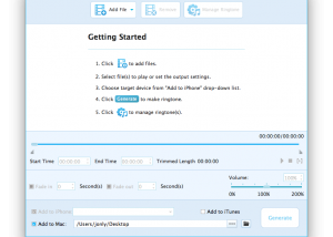 software - Tipard iPhone Ringtone Maker for Mac 8.1.8 screenshot