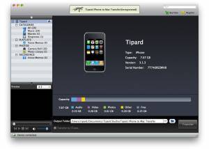 software - Tipard iPhone to Mac Transfer 7.0.12 screenshot