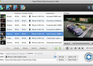 software - Tipard iPhone Video Converter for Mac 9.1.22 screenshot