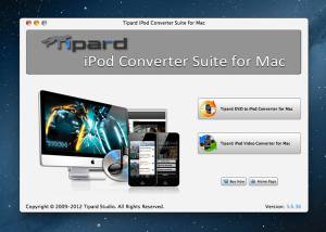 software - Tipard iPod Converter Suite for Mac 4.0.62 screenshot