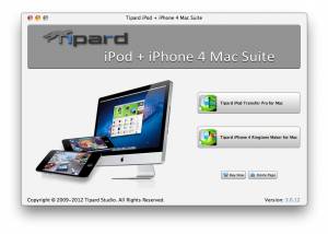 software - Tipard iPod + iPhone 4G Mac Suite 3.2.26 screenshot