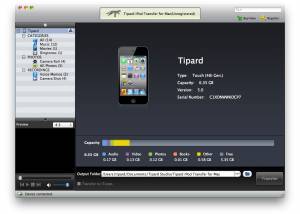 software - Tipard iPod Transfer for Mac 6.1.22 screenshot