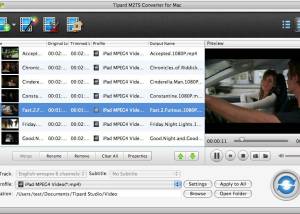 software - Tipard M2TS Converter for Mac 9.1.30 screenshot