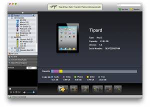 Tipard Mac iPad 2 Transfer Platinum screenshot