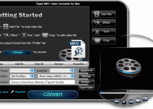 Tipard MKV Video Converter for Mac screenshot