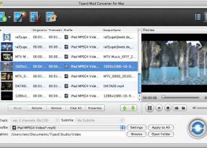 software - Tipard Mod Converter for Mac 4.0.62 screenshot