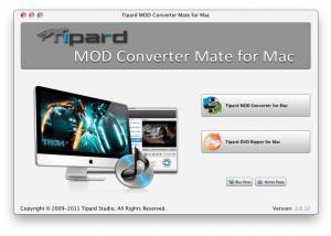 Tipard Mod Converter Mate for Mac screenshot