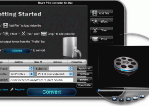 Tipard PS3 Converter for Mac screenshot