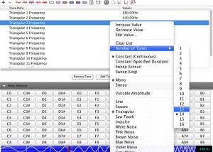 software - ToneGen Tone Generator for Mac 6.01 screenshot