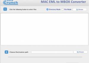 software - ToolsCrunch Mac EML to MBOX Converter 1.0 screenshot