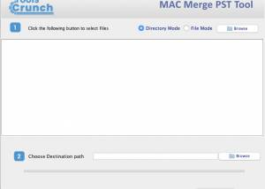 ToolsCrunch Mac  Merge PST Tool screenshot