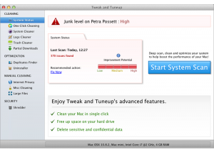 software - Tweak and Tuneup 2.1.0 screenshot