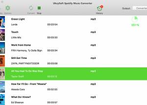 software - UkeySoft Spotify Music Converter for Mac 2.5.6 screenshot
