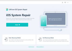 UltFone iOS System Repair Mac screenshot