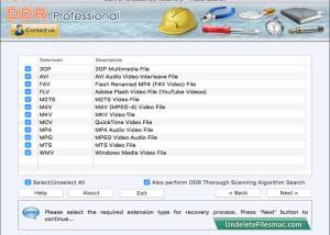 software - Undelete Files Mac Software 2.3.1.2 screenshot